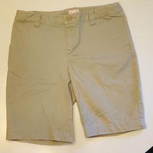 Boys Cat & Jack adjustable waist chino shorts.